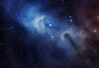 Galaxies and stars, galaxy image, night sky