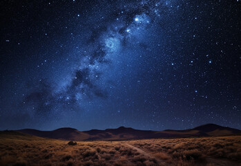 Galaxies and stars, galaxy image, night sky