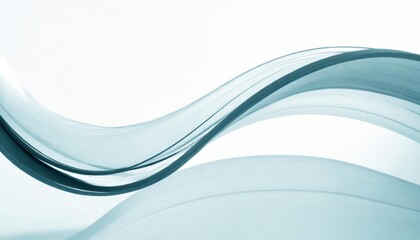 グラデーションのウエーブライン