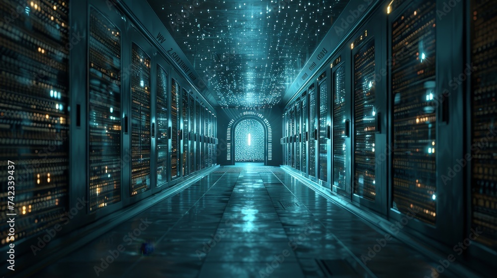 Poster elevating password security through technological innovation, a cornerstone in the architecture of c