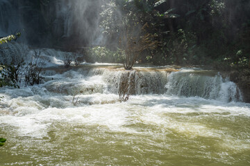 Obraz premium Kuang Si Waterfall, Luang Prabang, Lao PDR