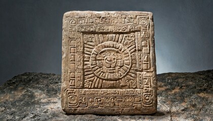 Ancient civilizations writings tablet, 3d rendering 