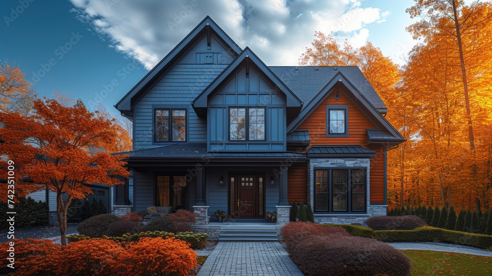 Poster a beforeandafter image of a home with traditional windows and one with energyefficient solutions hig