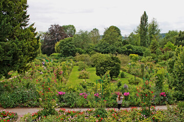 Fototapeta na wymiar Maison et jardins de Claude Monet à Giverny 
