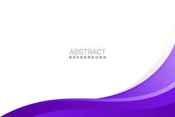 Abstract purple wavy business style background. Vector illustration