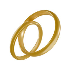 golden wedding rings