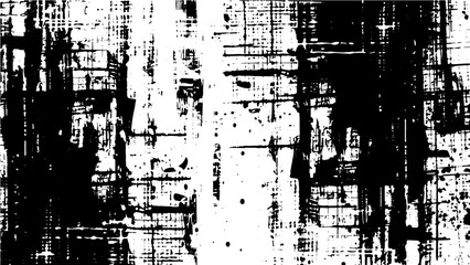 Grunge Black And White Urban Vector Texture Template. Dark Messy Dust Overlay Distress texture Vector. Dust Overlay Distress Grain dirty, poster for your design.