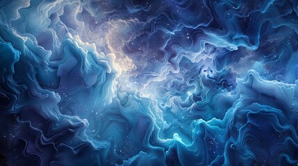 Cosmic Vortex with Illuminated Galactic Core