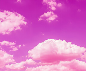 Fototapeta premium pink sky and clouds background