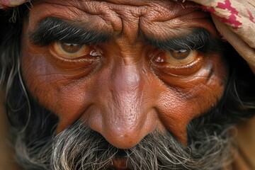 Close-up of a person's face expressing disappointment or concern.