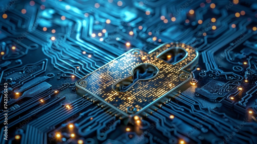Poster explore the role of encryption in defeating malware and viruses, showcasing the synergy between tech