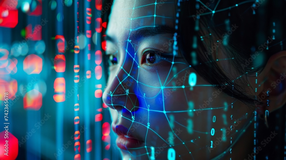 Poster imagine a world where your identity is seamlessly verified by voice recognition, enhancing security 
