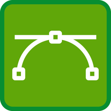 Vector icon in rounded Square Outline
