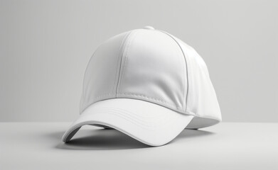 White Baseball Cap Mockup for Branding and Corporate Identity Design