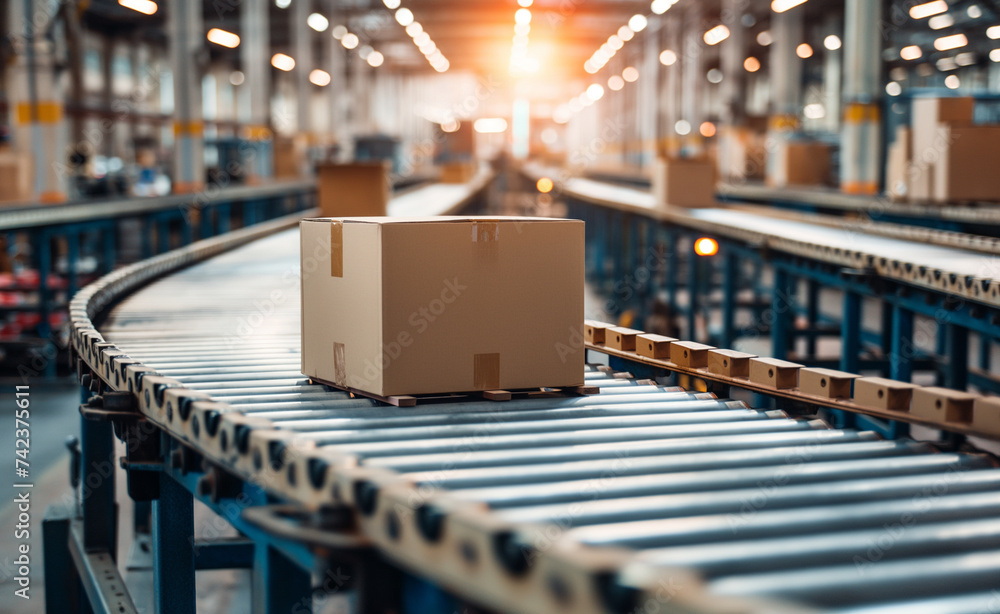 Aufkleber efficient logistics: streamlining operations with automated cardboard box handling in contemporary w