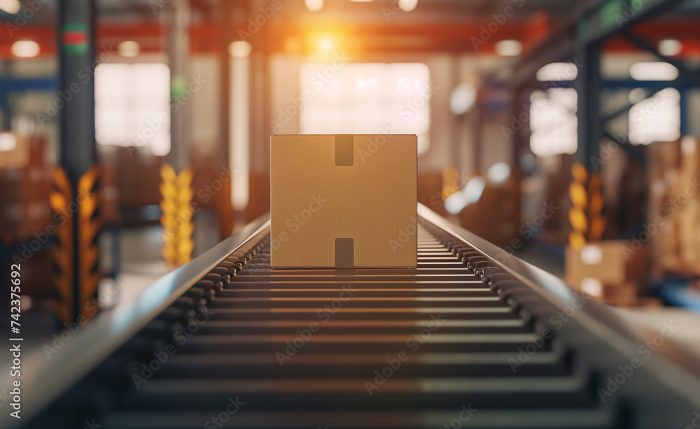 Aufkleber efficient logistics: streamlining operations with automated cardboard box handling in contemporary w