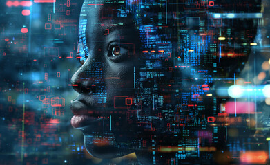 Cyber Sentry: African American IT Specialist in AI Security