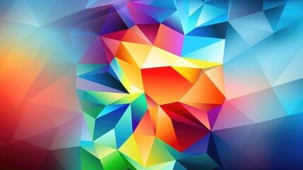 Colorful triangular abstract background abstract polygonal background