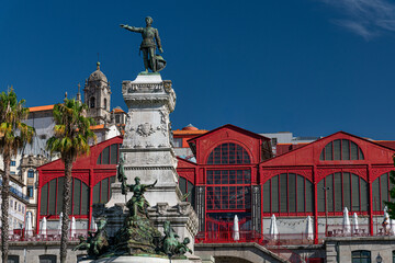 Obraz premium Ferreira Borges market an emblematic landmark of iron architecture in Porto first opened in 1885,
