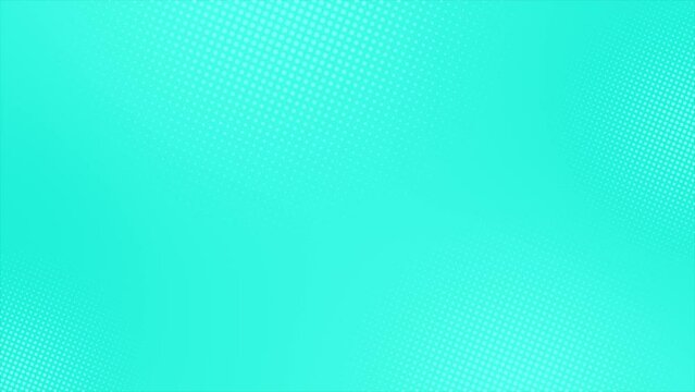 Simple and classy Cyan color rotating circular shapes geometrical halftone dots futuristic looped background