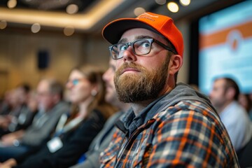 Conference attendees participating in breakout sessions focused on niche topics relevant to their industry sector, on Breakout Session, Generative AI