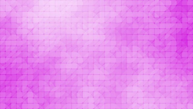 Pink color small abstract shapes geometrical looped abstract background