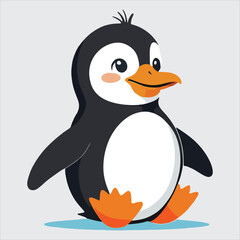Obraz premium vector cute pinguin