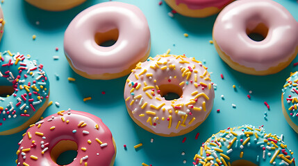 Donut food illustration sweet delicious