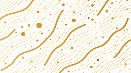 Luxurious Gold Pattern: Defined Lines & Sparkling Dots - Classy Background for Stylish Websites & Presentations - obrazy, fototapety, plakaty