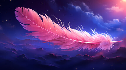 Multicolor feather background, feather texture