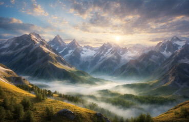 Obraz premium Mountain landscape