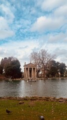 Temple of Aesculapius in Villa Borghese Gardens, Rome