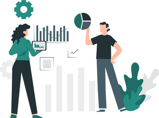 Bussiness Analytics Illustration