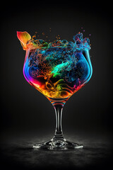 colorful cocktail