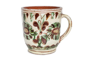 Ceramic mug isolated