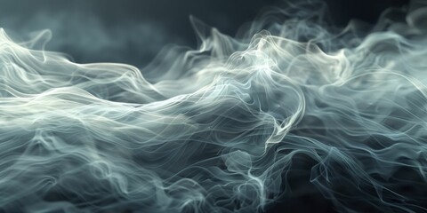 Fototapeta premium Fine detailed texture with thin, delicate, intricate smoke trails