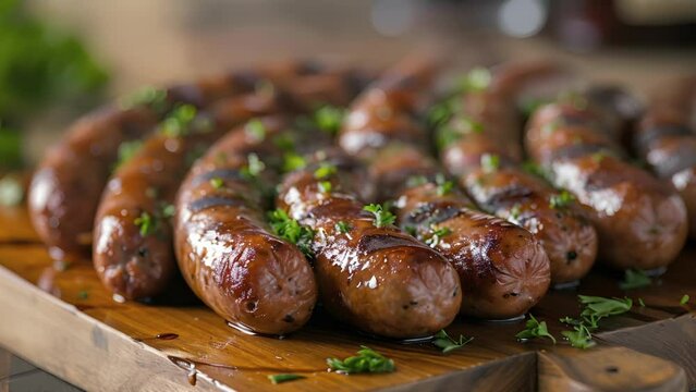 Fire and flavor collide in this smokin platter of sausages flamb&Atilde;&copy;ed with a boozy kick for a unique and delicious twist on a classic dish.