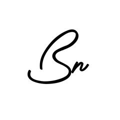 Fototapeta premium Initial wedding monogram logo template 