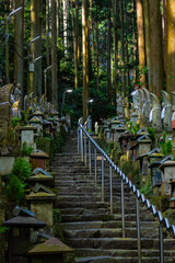 お地蔵さんが並ぶ幻想的な寺院