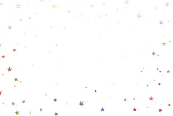 背景素材_ホログラム箔_星