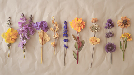Wildflowers on paper
