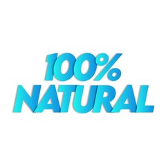 3D 100% National poster art