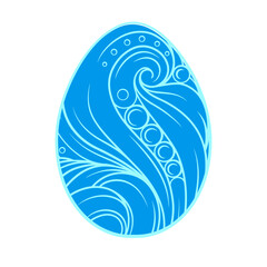 Fototapeta premium Intricate colorful easter egg mandala