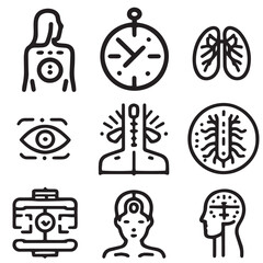 set of icons