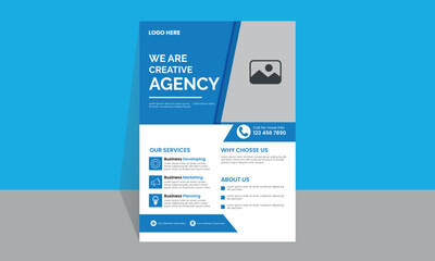 Professional flyer template Design corporate flyer.