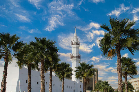 Jaffali mosque in jeddah saudi arabia.Islamic architecture and culture.