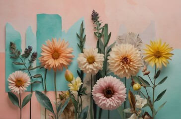 Elegant Floral Arrangement: A Celebration of Color and Fragrance, generative AI