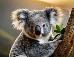 Close-up images of koalas - Generative Ai