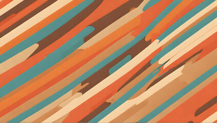 Retro vintage 70s style stripes background poster lines. Shapes design graphic 1970s retro background. abstract stylish 70s era line illustration.