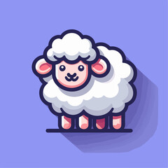 flat vector logo of lamb , flat vector logo of sheep , flat logo of lamb , flat logo of sheep , flat vector logo of cute lamb , flat vector logo of cute sheep